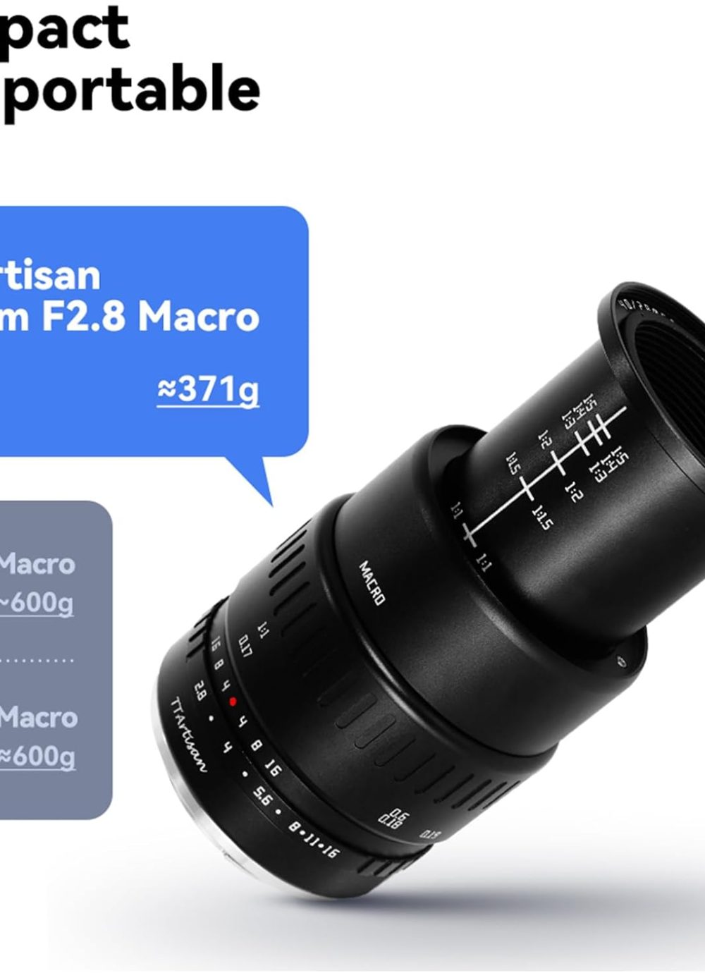 TTArtisan 40mm f/2.8 Macro Lens APS-C Manual Focus Prime Lens for E-Mount A5100 A6100 A6500 A6600 A6700 NEX-3N NEX-3R NEX-5T NEX-5R NEX-7 A7II A7M3 A7RIV A7R5 A7S A9 A1 II - Image 2