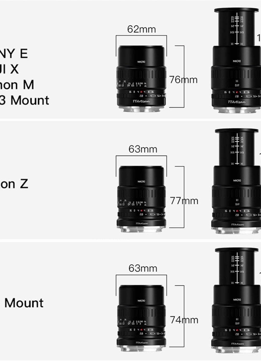 TTArtisan 40mm f/2.8 Macro Lens APS-C Manual Focus Prime Lens for E-Mount A5100 A6100 A6500 A6600 A6700 NEX-3N NEX-3R NEX-5T NEX-5R NEX-7 A7II A7M3 A7RIV A7R5 A7S A9 A1 II - Image 9